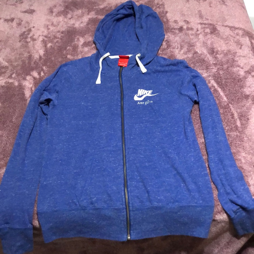 blue nike sweater size small